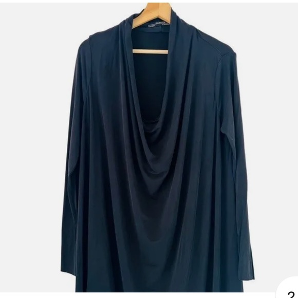 All Saints Amei Long Sleeve Cowl neck dress - Picture 4 of 10